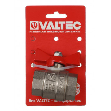 Шаровой кран BASE  рукоятка бабочка 1" внутренняя/внутренняя резьба VALTEC-3