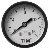 Манометр аксиальный 16 бар TIM  Y-50T-16bar