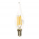 Лампа Gauss LED Filament Candle tailed E14 5W 2700K 1/10/50 Филамент свеча на ветру