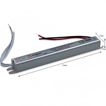 Блок питания 24W, 12V (негерметичный, карандаш) IP20  Eleganz  001123