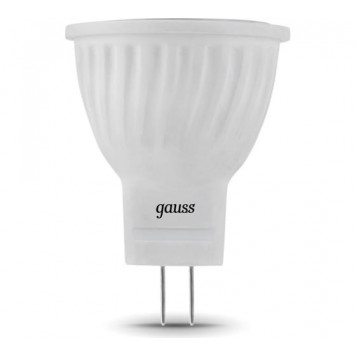 Лампа Gauss LED D35x45 3W 220V MR11 GU4 2700K 1/10/100 Софит-1