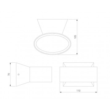 Светильник настенный TECHNO LED BLINC белый Elektrostandart  1549WH-2