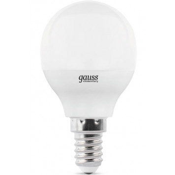 Лампа Gauss LED Elementary Globe 10W E14 3000K Шар-1