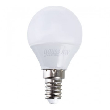 Лампа Gauss LED Elementary Globe 8W E14 4100K Шар-1