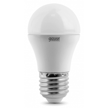 Лампа Gauss LED Elementary Globe 6W E27 4100K 1/10/50 Шар-1