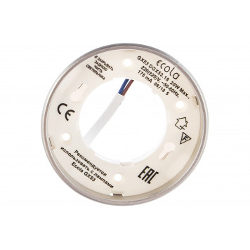 Ecola GX53.18 светильник накладной Серебро 18x83 FS53FFECD-3