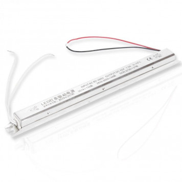 Трансформатор тонкий 12V для светодиодной ленты 18W IP20   LB-18-12