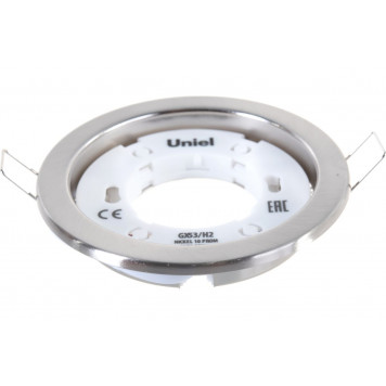 Светильник встраиваемый Uniel GX53/H2 Nickel 10 Prom-2