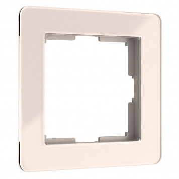 W0012743/Рамка на 1 пост Acrylic айвори
