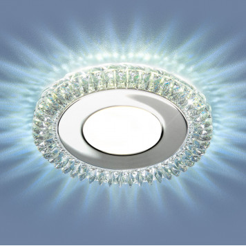 Светильник встраиваемый Elektrostandard 9908 LED 8W CL прозрачный  9908CL