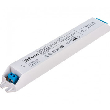 Электронный пускорегулирующий аппарат 1х30W, T8/G13 230V EB51S Feron 21520-1