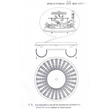 Люстра потолочная Lightstar Onda-3