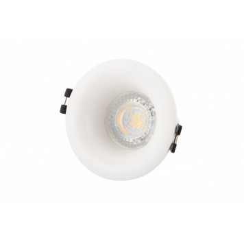 Встраиваемый светильник, IP20 10Вт GU5.3 LED белый, пластик