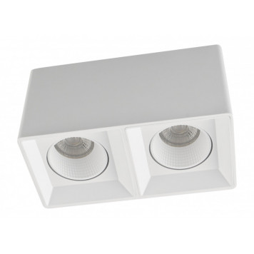 DK3085-WH Светильник накладной IP 20, 10 Вт, GU5.3, LED, белый/белый, пластик-1