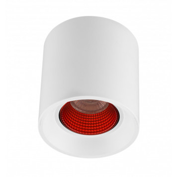 DK3090-WH+RD Светильник накладной IP 20, 10 Вт, GU5.3, LED, белый/красный, пластик