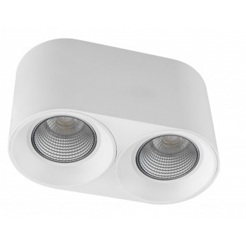 DK3096-WH+CH Светильник накладной IP 20, 10 Вт, GU5.3, LED, белый/хром, пластик