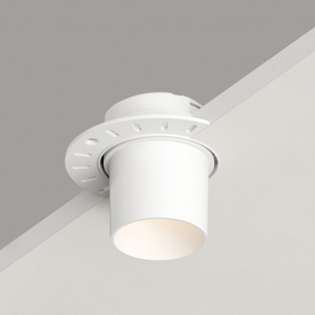 Встраиваемый светильник под шпатлевку, IP20, до 15 Вт, LED, GU5,3, белый, пластик Denkirs DK3057-WH-2