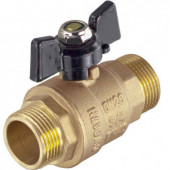 Кран шаровый латунный 3/4" ш-ш бабочка, полный проход   TIM   DE1220	