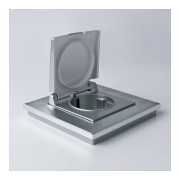 WL11-Frame-01 / Рамка на 1 пост (алюминий) Aluminium-1