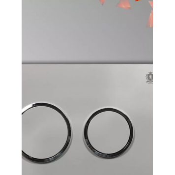 Инсталляция KERN  (кнопка круг хром) D003-1