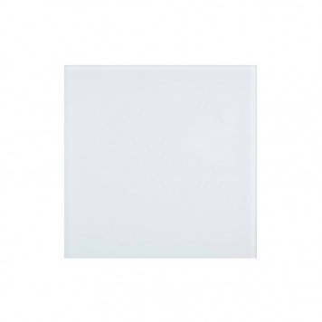 Вентилятор Mmotors MM-P Ø100, квадрат белый глянец, стекло с обратным клапаном, СВЕРХТОНКИЙ   0771