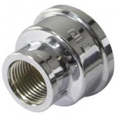 Муфта переходная латунная 3/4 Fx1/2 F  прямая, хром  TIM  K-SF032