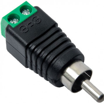 РАЗЪЕМ TS RCA штекер с клеммной колодкой (под винт)  Tantos  7801