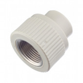Муфта комбинированная ППР d20-1/2 ВР серая 217020 FV-Plast AA217020012