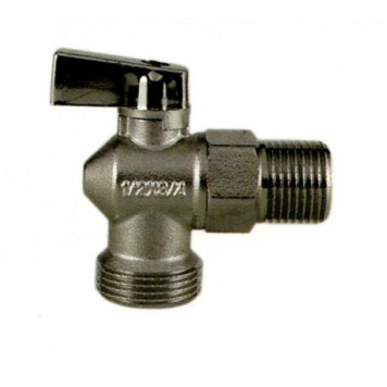 Кран угловой 1/2"-1/2", с отр-лем, матовый TIM  BL5811A
