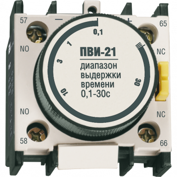 Приставка ПВИ-12 задержка на вкл. 10-180сек. 1з+1р ИЭК  KPV10-11-2