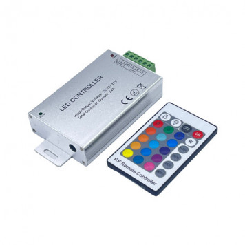 Контроллер кнопочный RGB 12/24V 288/576W-24A    991236