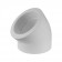 Уголок ППР d63 х 45° WH Valfex