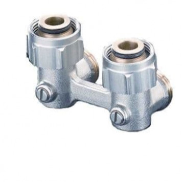 Вентиль для радиатора  Multiflex F ZB  3/4"x3/4" узел нижнего подключения с ниппелем угловой  Oventrop  1015814-1