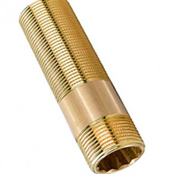 Сгон 1/2M*1/2M 150мм, латунный Tim 