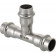 Тройник INOX-PRESS Ø35 нержавеющая сталь VALTEC 