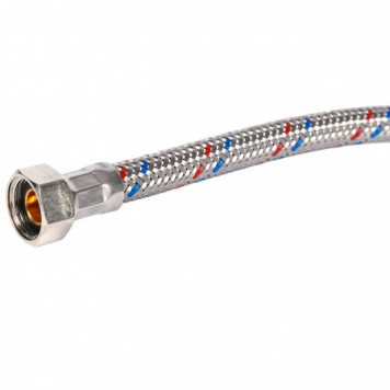 Гибкая подводка для смесителя M10 (35мм) х ВР3/8", 1000мм STOUT  SHF-0039-351015-1