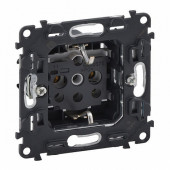 Legrand Valena IN'MATIC Силовая розетка 2К+З 16А 250В. Винтовые зажимы.