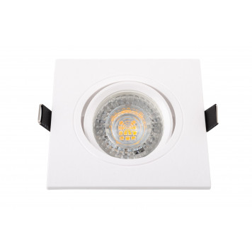 Встраиваемый светильник, IP20 10Вт GU5.3 LED белый, пластик-1