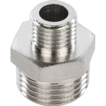 Ниппель НН переходной никелированный 1/2X1/4 STOUT  SFT-0004-001214