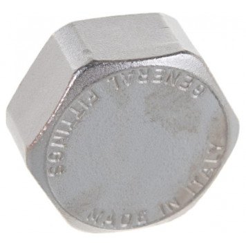 Заглушка ВР никелированная 3/4" STOUT  SFT-0027-000034-1