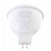 Лампа Gauss LED MR16 GU5.3 9W 3000K Софит  101505109