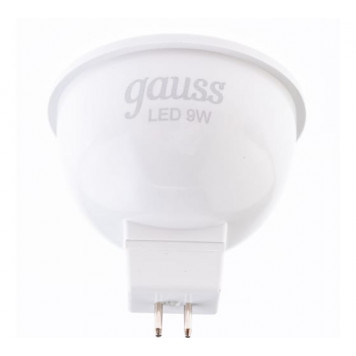 Лампа Gauss LED MR16 GU5.3 9W 3000K Софит  101505109