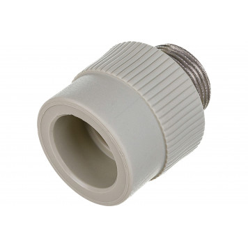 Муфта комбинированная ППР d32-1" НР серая Чехия FV-Plast  AA215032001-2