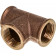 Тройник бронза 3/4", 3/4", 3/4", бронза RX, равнопроходной Viega