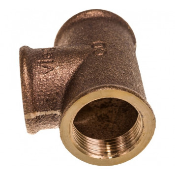 Тройник бронза 3/4", 3/4", 3/4", бронза RX, равнопроходной Viega-3