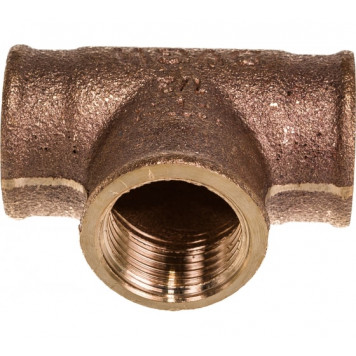 Тройник бронза ВВВ, 1/2", 1/2", 1/2", бронза RX равнопроходной Viega-3