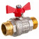 Кран шаровой  3/4" нар./нар. бабочка VALTEC Base  VT.219.N.05