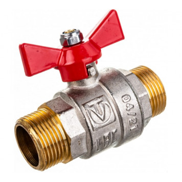 Кран шаровой  3/4" нар./нар. бабочка VALTEC Base  VT.219.N.05-2