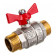 Кран шаровой  3/4" нар./нар. бабочка VALTEC Base  VT.219.N.05