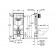 Инсталляция Grohe Rapid SL в сборе д.унитаза, Skate Cosmo (КВАДРАТ)  38772001